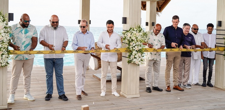 Открытие отеля Hilton Maldives Amingiri Resort & Spa
